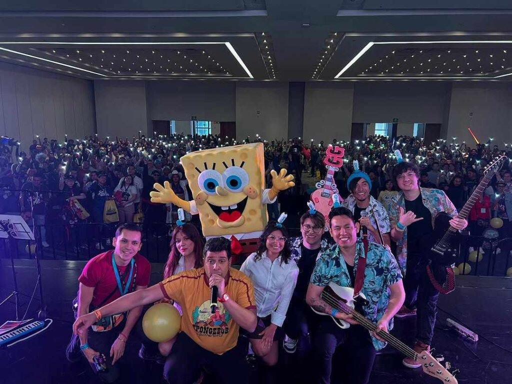 Show de Bob Esponja con Luis Carreño