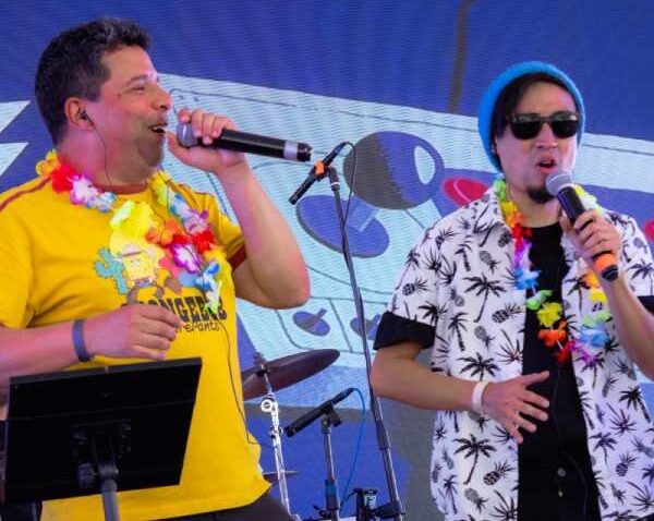 Show de Bob esponja con Luis Carreño